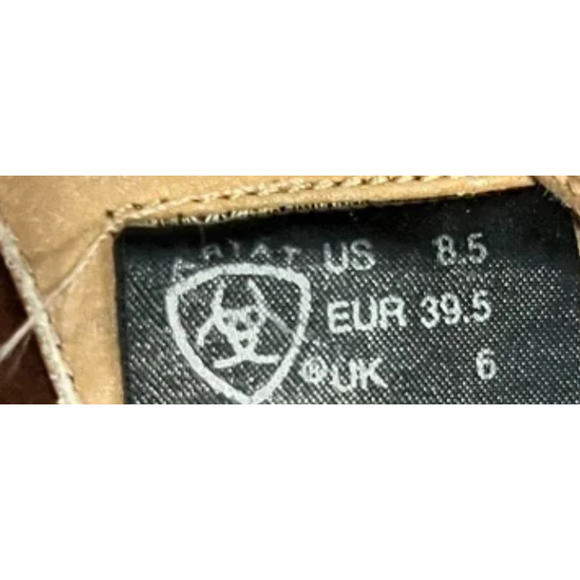 ARIAT Western Jamie Leather Kiltie Oxfords Tassels Shoes Women's Size 8.5 - Picture 2 of 16